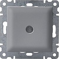 HAGER Vývod LUMINA WL7032 kabelový stříbrná mat