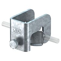 OBO BETTERMANN Zemnící svorka s vanou, 61x46x88, Ocel, St, žárově zinkováno ponorem, DIN EN ISO 1461 typ 1814 FT D37