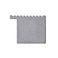 Koncovka pro AQ bez otvoru stříbrná