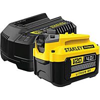 STANLEY Sada startovací SFMCB14M1 FATMAX V20 18V 4,0Ah baterie a nabíječka