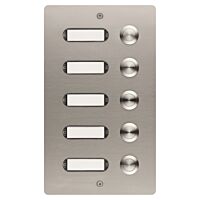 GROTHE Tlačítko zvonkové ETA 505 V2A AP 5 kontaktů na omítku