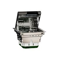 Unica System+ - Podlahová krabice M kovo