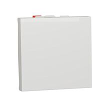 Unica - Tlačítko řazení 1/0, 2M, Bílé An