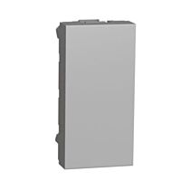 Záslepka Unica 1 modul aluminium