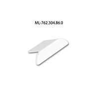 Koncovka pro PXA bez otvoru stříbrná