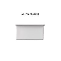 Koncovka pro VK bez otvoru stříbrná