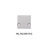 Koncovka pro PCA bez otvoru stříbrná