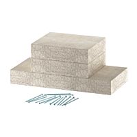 OBO BETTERMANN Nástěnný krycí díl, pro PYROLINE Con, 100x80, šedá Odlehčený beton se skleněnými vlákny  typ PLCD W060810