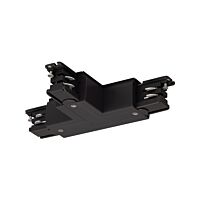 Spojka T pro 3fáz. přípojnici S-TRACK, země vpravo, verze R, černá