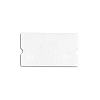 Koncovka bez otvoru pro PM bílá