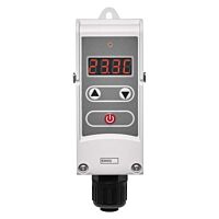 EMOS Termostat P5686 jímkový příložný manuální napěťové 230 V AC, 50 Hz, 5 A odporově, 1,5 A induktivně