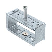 OBO BETTERMANN Svazková příchytka, 40x100mm, Ocel, St, žárově zinkováno ponorem, DIN EN ISO 1461 typ 2056 B 40 FT