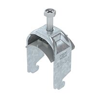 OBO BETTERMANN Třmenová příchytka, 1-nás, 28-34mm, Ocel, St, žárově zinkováno ponorem, DIN EN ISO 1461 typ BS-N1-K-34 FT