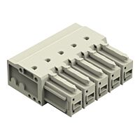 WAGO Svorka 831-3525 Pružinová THT Úhlové provedení Rozteč 7,62 mm, šedá