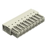 WAGO Svorka 831-3529 Pružinová THT Úhlové provedení Rozteč 7,62 mm, šedá