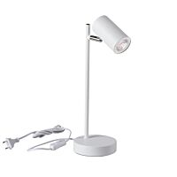 KANLUX Svítidlo EVALO TL GU10 W-SR lampa stolní 10W 220V AC GU10 PAR16 IP20 bílá