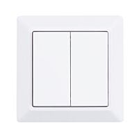 ZigBee nástěnný ovladač dvoutlačítkový,