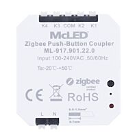 Převodník tlačítko na ZigBee - programov