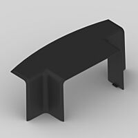 KOPOS Kryt 8404_FB PK 90x55 D odbočný černá