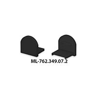 Koncovka pro PDA černá pro difuzor s čoč