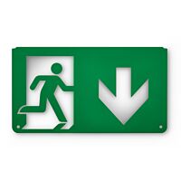 EM159Z WL/CM EXIT SIGN LEGEND DOWN
