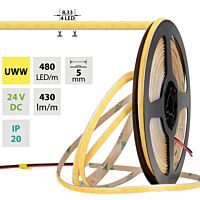Pásek LED COB u.t.b. 6W/m 24V IP20 5m