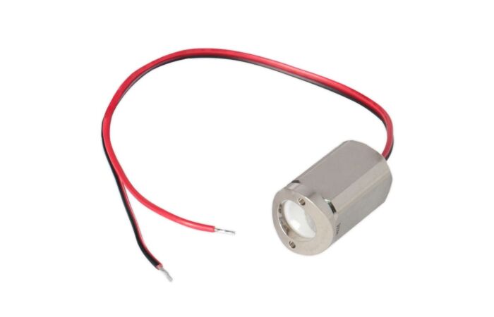 MCLED Svídidlo do zábradlí, Ø20x30 mm, 1,2 W, 4000 K, 24 VDC, IP67, 35°x25° asymetrické