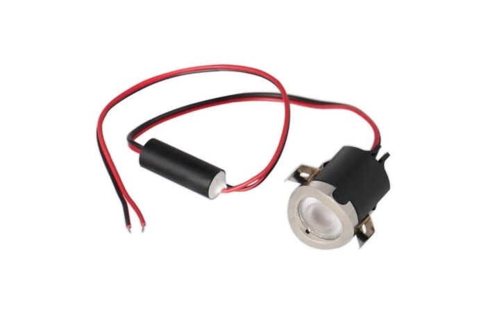 MCLED Svídidlo do zábradlí, Ø26x23,5 mm, 1,5 W, 3000 K, 24 VDC, IP67, 60° symetrické