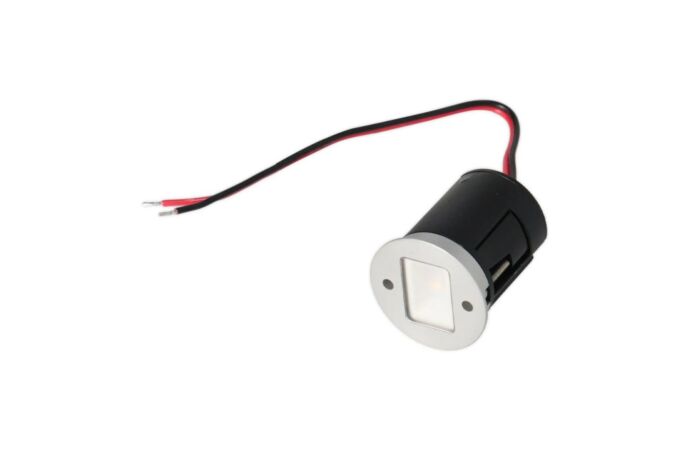 MCLED Svídidlo do zábradlí, Ø33x37 mm, 1,5 W, 3000 K, 24 VDC, IP67, 90° symetrické