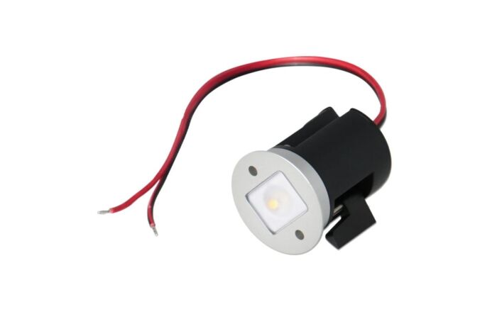 MCLED Svídidlo do zábradlí, Ø33x37 mm, 1,5 W, 4000 K, 24 VDC, IP67, 65° asymetrické