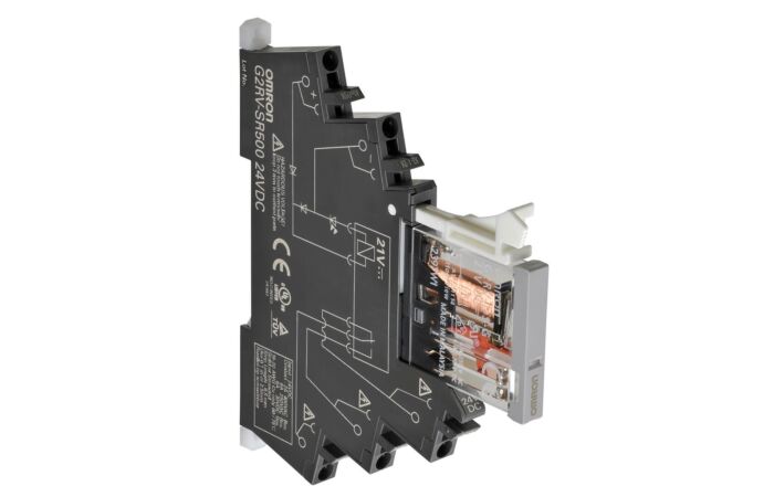 OMRON Relé G2RV-SR500 AC230 BY OMB, úzké 6mm