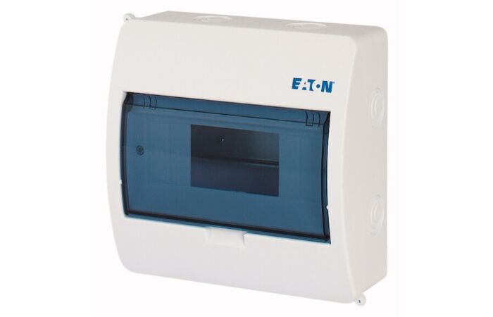 EATON Skříň BC-O-1/8-ECO, 8TE, na omítku, průhledná dvířka, IP40