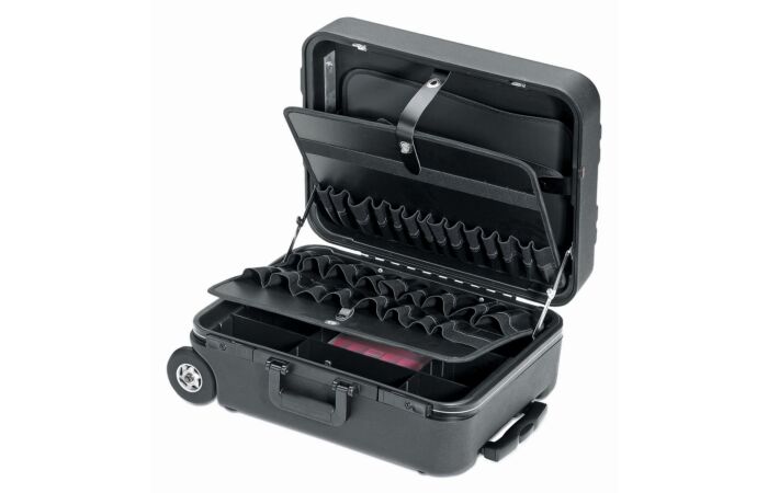 CIMCO Plastový kufr MEGA-WHEEL černý 548 x 448 x 247 mm