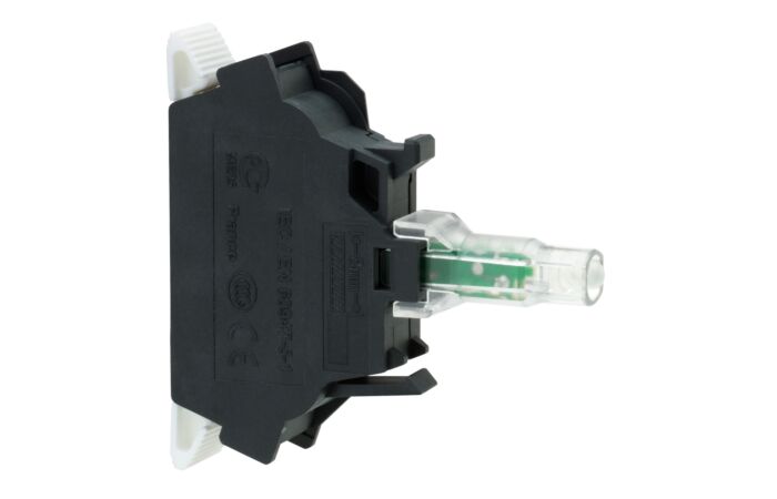 SCHNEIDER Objímka ZBV-M45 LED 230V rudá