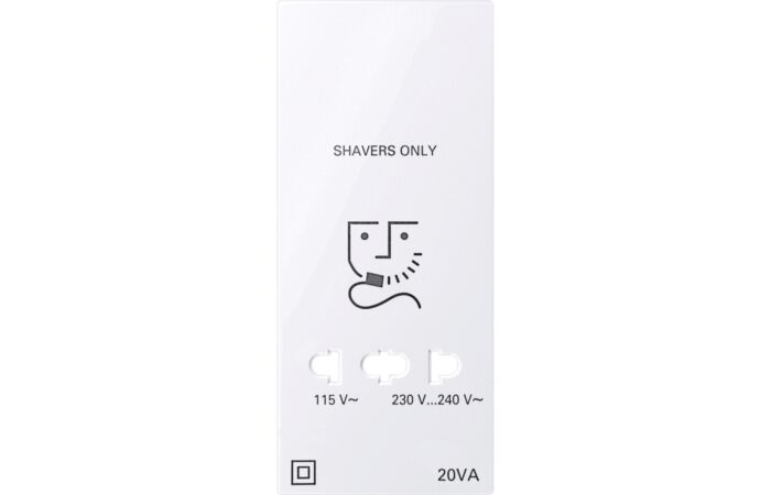 SCHNEIDER MTN213625 Kryt zásuvky pro holicí stroje
