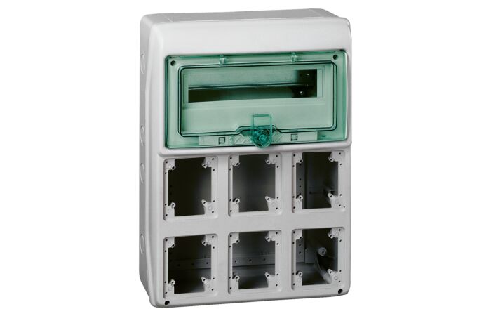 SCHNEIDER Skříň KAEDRA 13156 zásuv. 13TE IP65