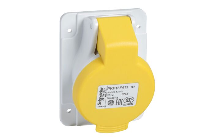 SCHNEIDER PKF16F413 Zásuvka vest.16A 2P+PE 100-130