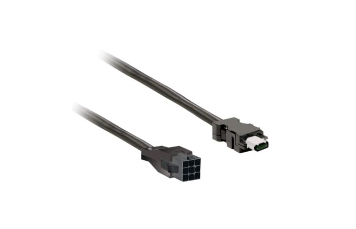 SCHNEIDER VW3M5D1FR30 power cable 3m shielded 0,82