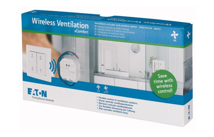 EATON SET ventilační CPAD-00/216 RF bezdrátový 230V/10A IP20