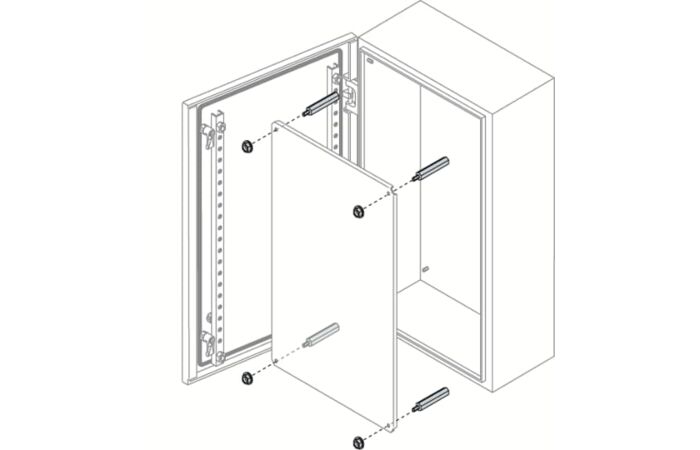ABB Skříně automatizační SR2 Nádstavec 25 mm (12ks)  AA8025