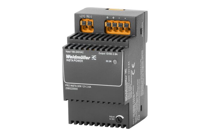 Zdroj Weidmuller PRO INSTA 30W 12V 2,6A