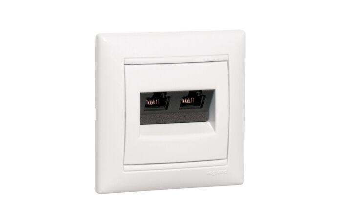 LEGRAND Zásuvka VALENA 774139 2XRJ45 C5E UTP béžová