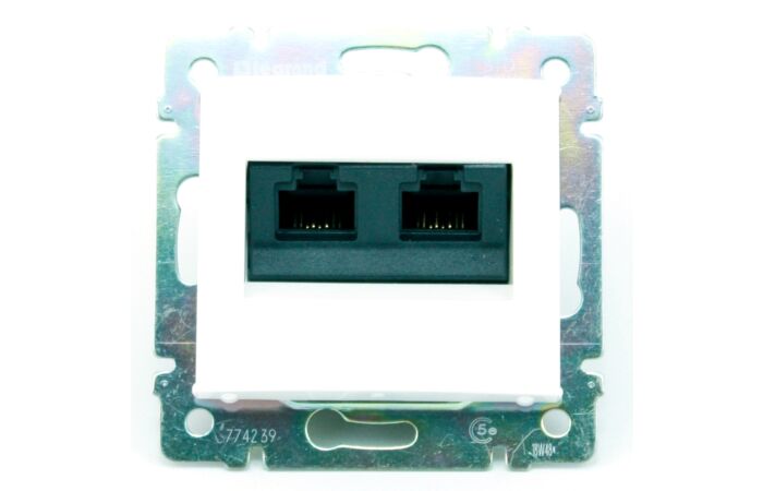 LEGRAND Zásuvka VALENA 774239 2XRJ45 C5E UTP bílá