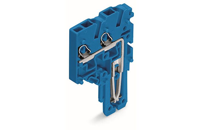 WAGO Modul 2020-284 2vodičový koncový s pružinovou svorkovnicí Push-in CAGE CLAMP® 1,5 mm², modrá