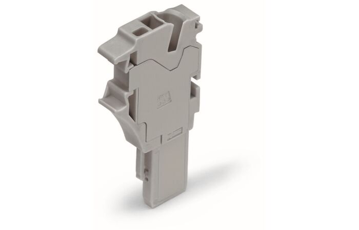 WAGO Modul 2022-161 1vodičový počáteční s pružinovou svorkovnicí Push-in CAGE CLAMP® 4 mm², šedá