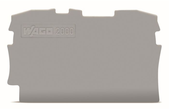 WAGO Bočnice 2000-1291 koncová, šedá