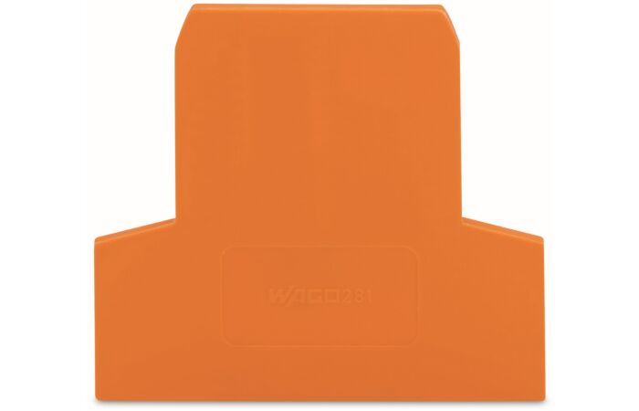 WAGO Víčko 281-309 řadové svorky, tloušťka 2,5mm, oranžová