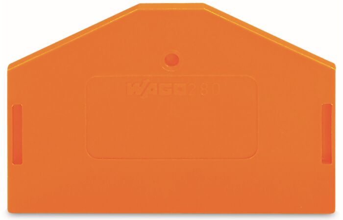 WAGO Bočnice 280-313 koncová oranžová