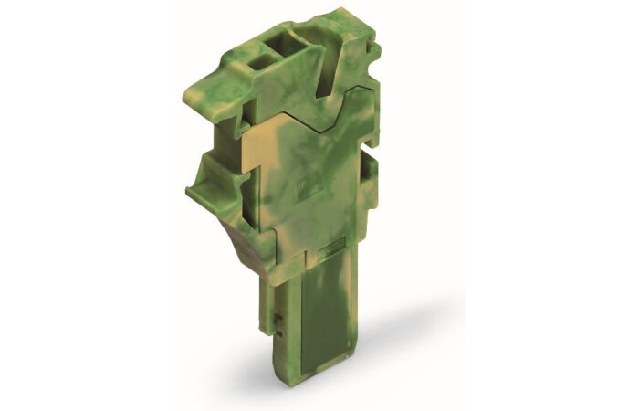 WAGO Modul 2022-167 1vodičový počáteční s pružinovou svorkovnicí Push-in CAGE CLAMP® 4 mm², zelenožlutá