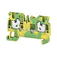 WEIDMÜLLER Svorka S2C 2.5 PE, 2.5 mm² 800 V, 24 A, průchozí, SNAP IN, počet připojení 2, zemnící